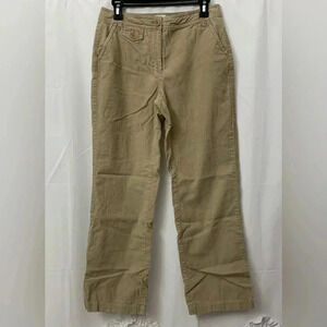 Women’s Talbots Stretch Corduroy Khaki Pants Size 8 EUC